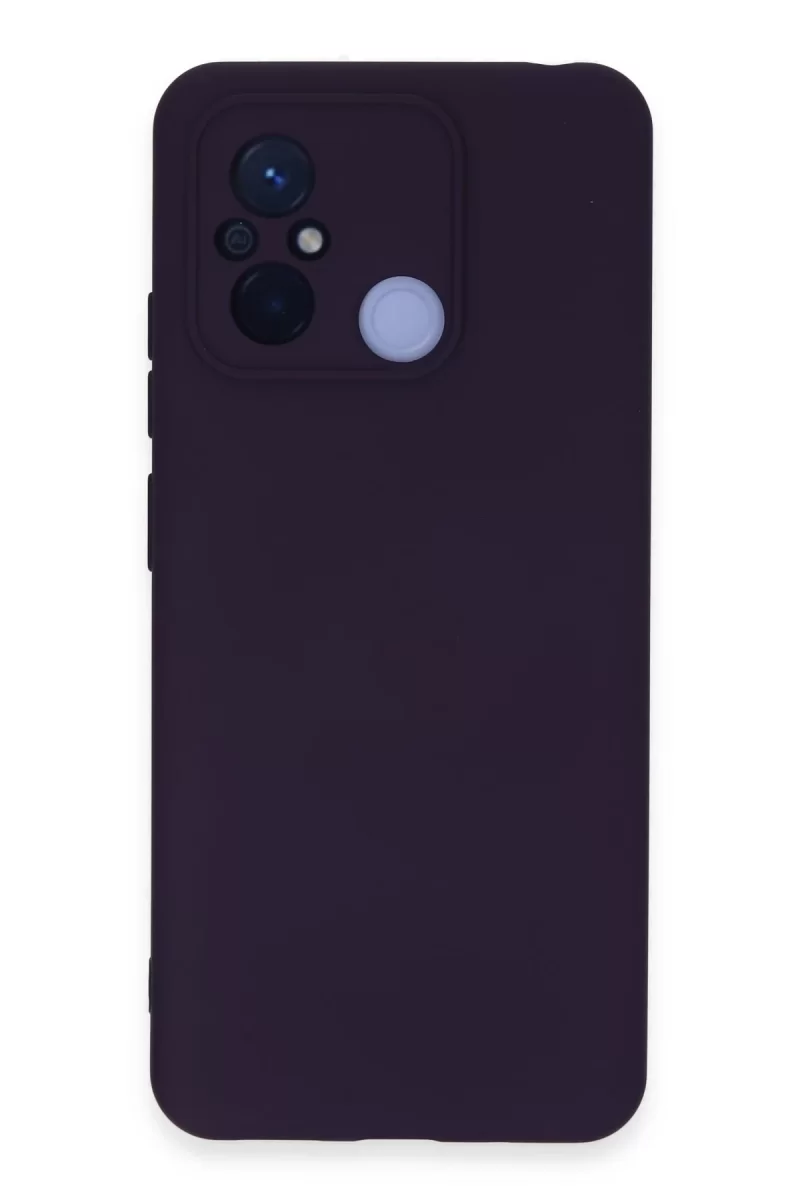Newface Xiaomi Redmi 12C Kılıf Nano içi Kadife Silikon - Mor