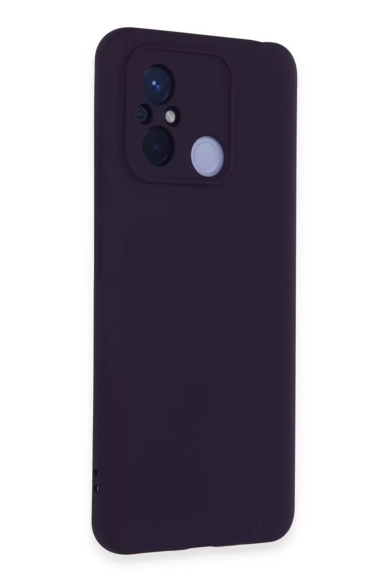Newface Xiaomi Redmi 12C Kılıf Nano içi Kadife Silikon - Mor