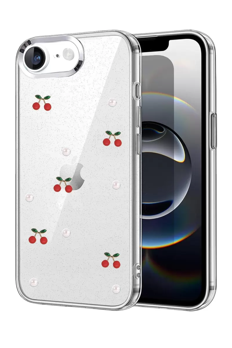 Newface Apple iPhone 16E Fiyonk Desenli Kapak - Desen 9