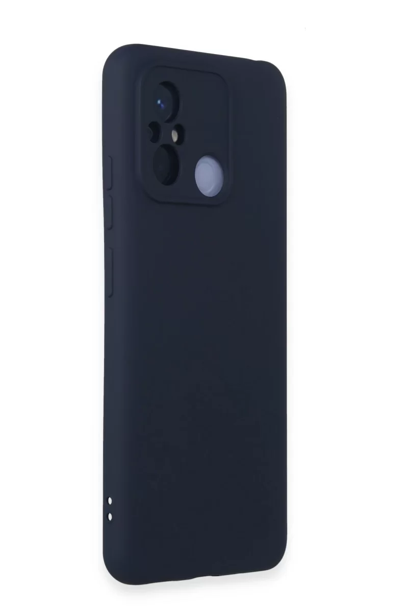 Newface Xiaomi Redmi 12C Kılıf Nano içi Kadife Silikon - Lacivert