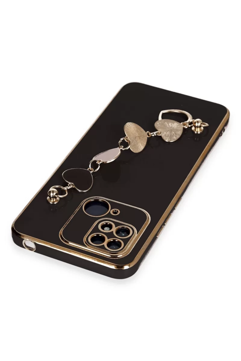 Newface Xiaomi Redmi 10C Kılıf Esila Silikon - Siyah