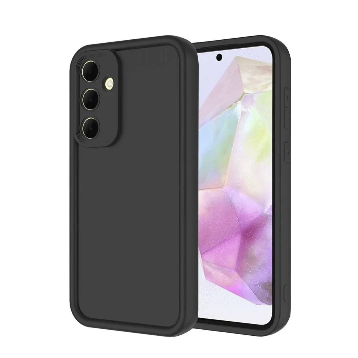 Newface Samsung Galaxy A56 Kılıf Viera Silikon - Siyah