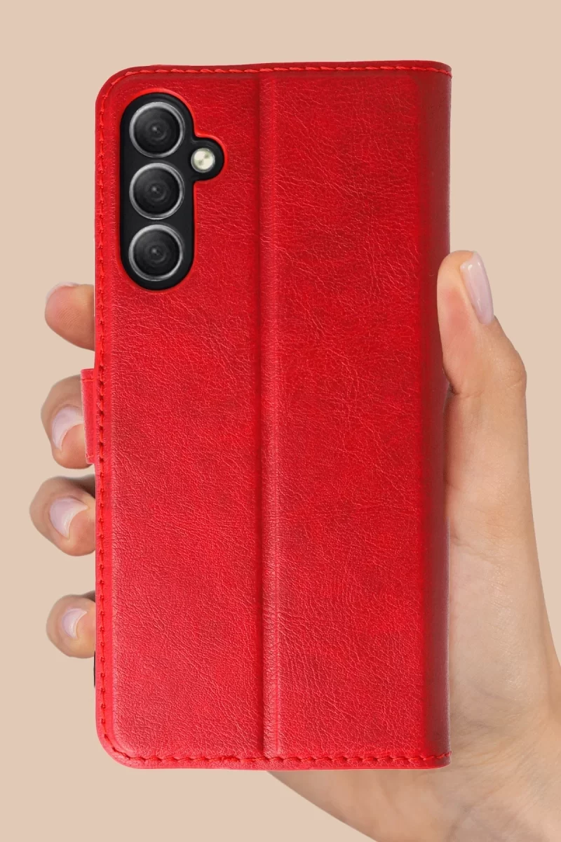 Newface Samsung Galaxy A26 Kılıf Trend S Plus Kapaklı Kılıf - Siyah