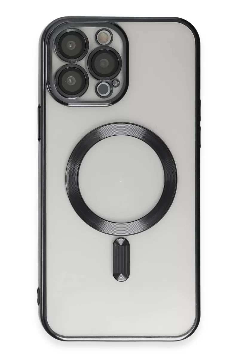 Newface Apple iPhone 15 Pro Kılıf Kross Magneticsafe Kapak - Siyah