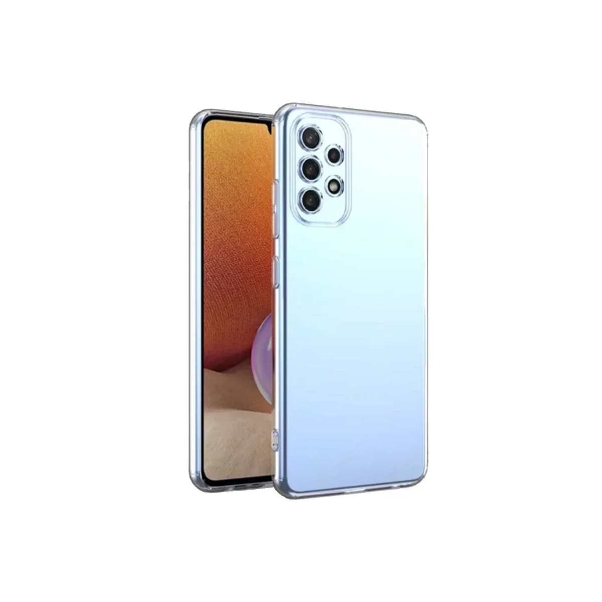 Newface Samsung Galaxy A33 5G Kılıf Lüx Şeffaf Silikon