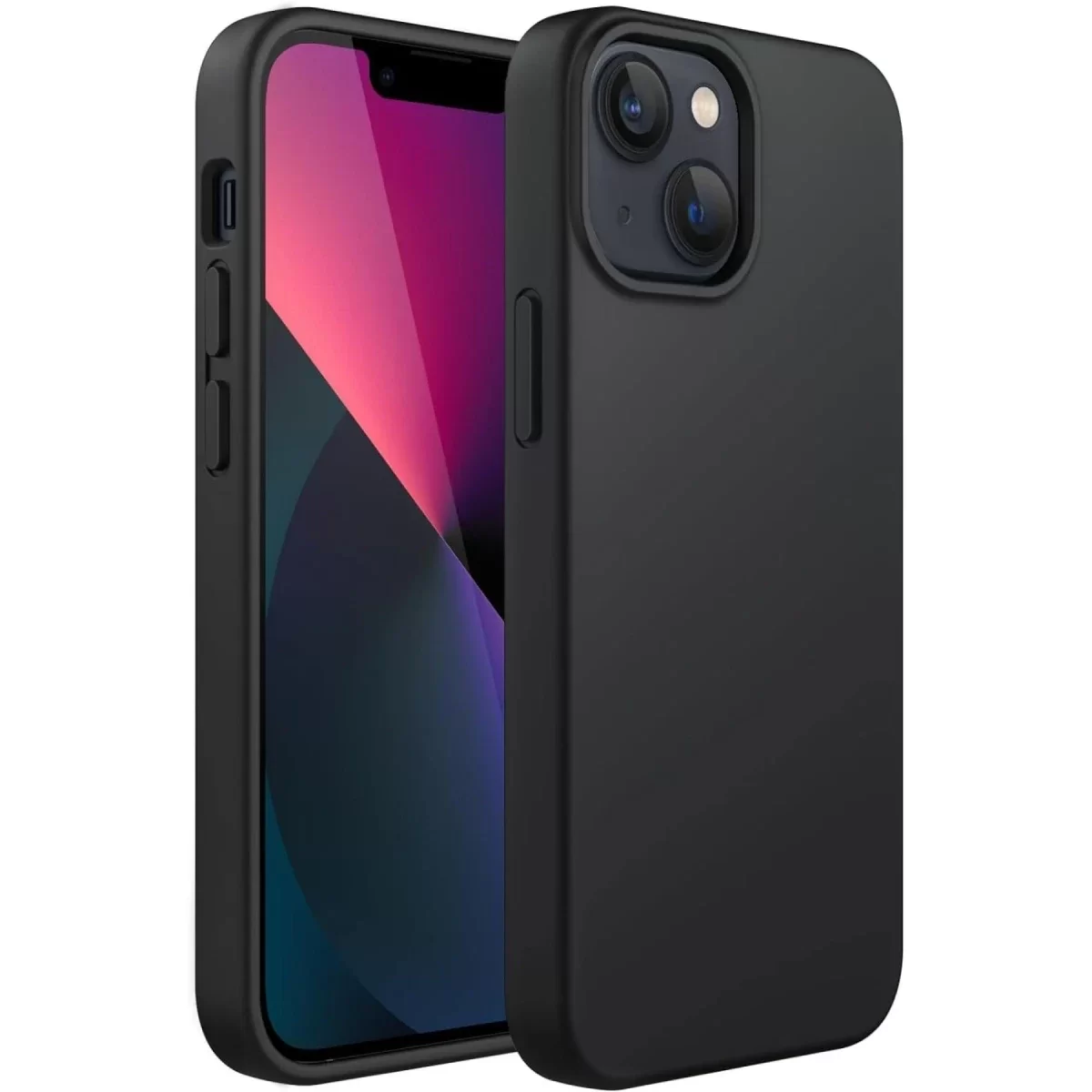 Newface Apple iPhone 14 Plus Kılıf First Silikon - Siyah