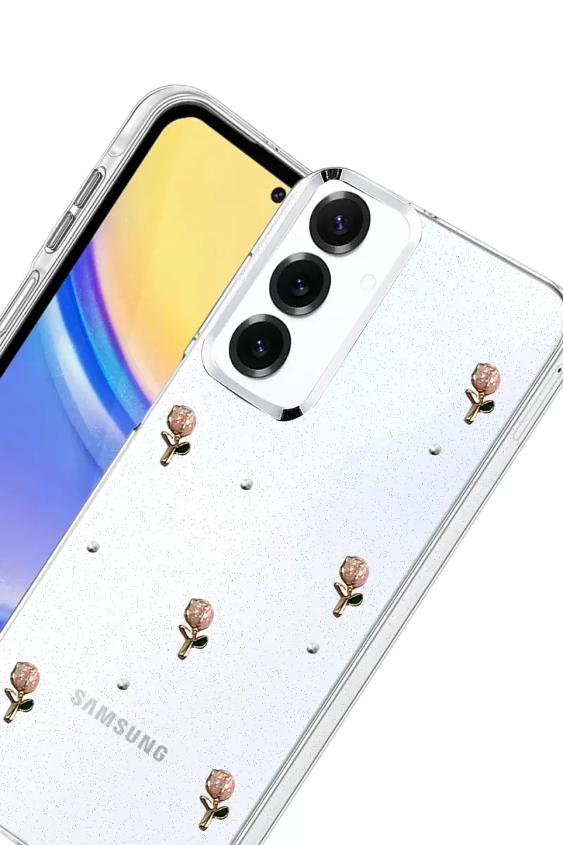 Newface Samsung Galaxy A24 4G Fiyonk Desenli Kapak - Desen 6