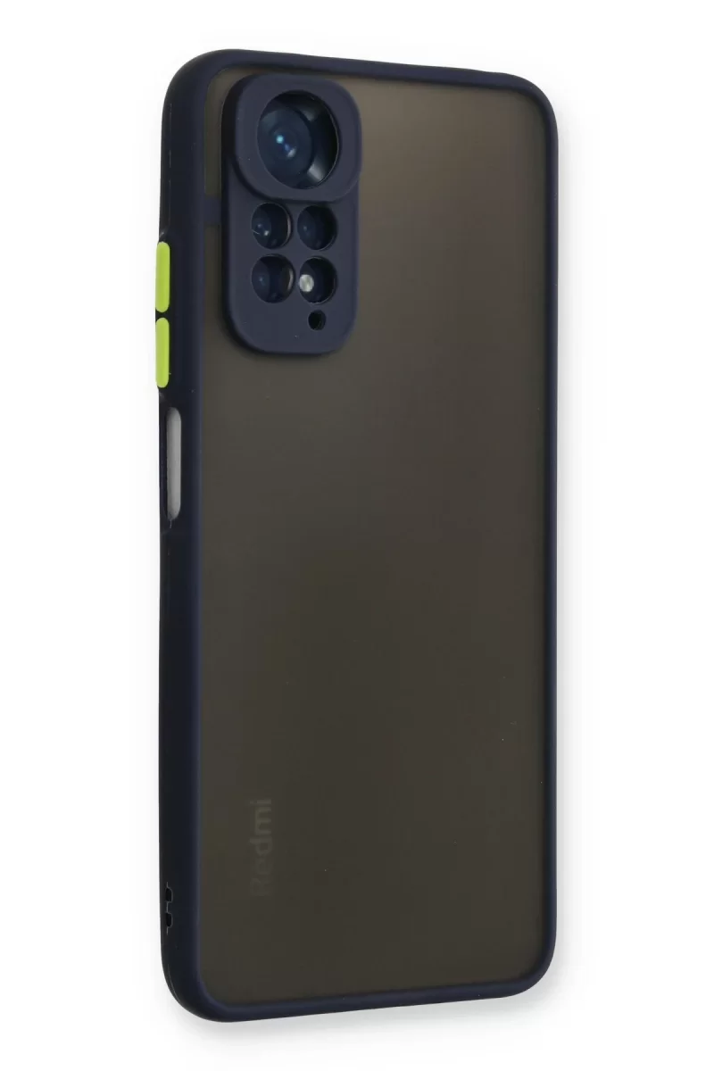Newface Xiaomi Redmi Note 11 Pro Kılıf Montreal Silikon Kapak - Lacivert