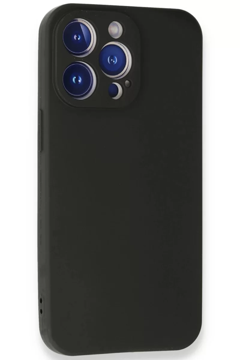 Newface Apple iPhone 14 Pro Kılıf First Silikon - Siyah