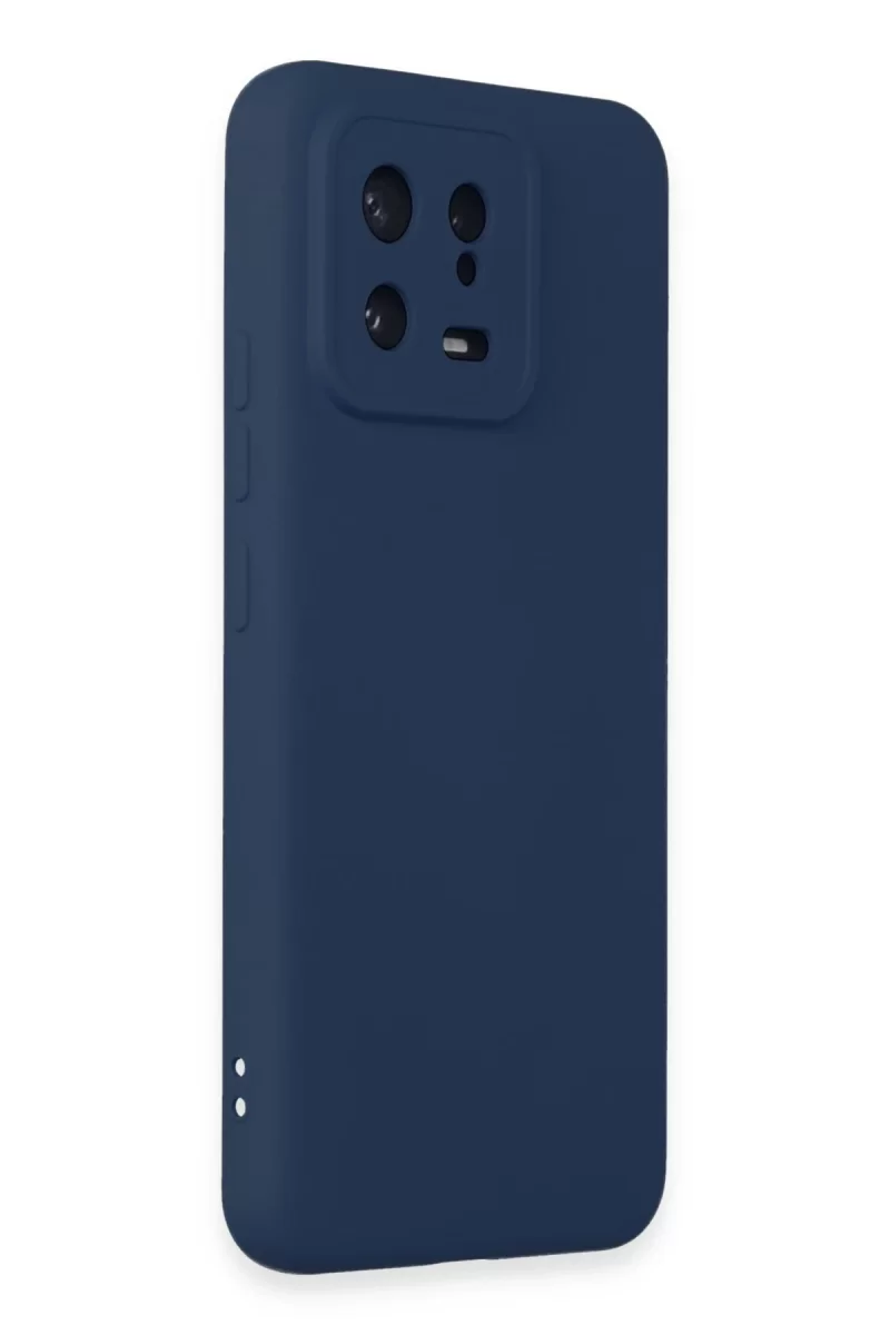 Newface Xiaomi Mi 13 Kılıf Nano içi Kadife Silikon - Lacivert