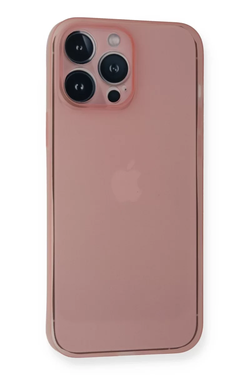 Newface Apple iPhone 14 Pro Kılıf PP Ultra İnce Kapak - Pembe