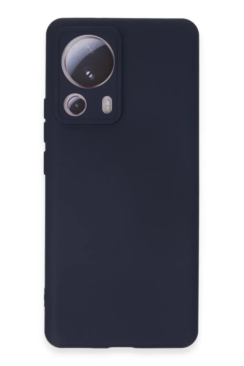 Newface Xiaomi Mi 13 Lite Kılıf Nano içi Kadife Silikon - Lacivert