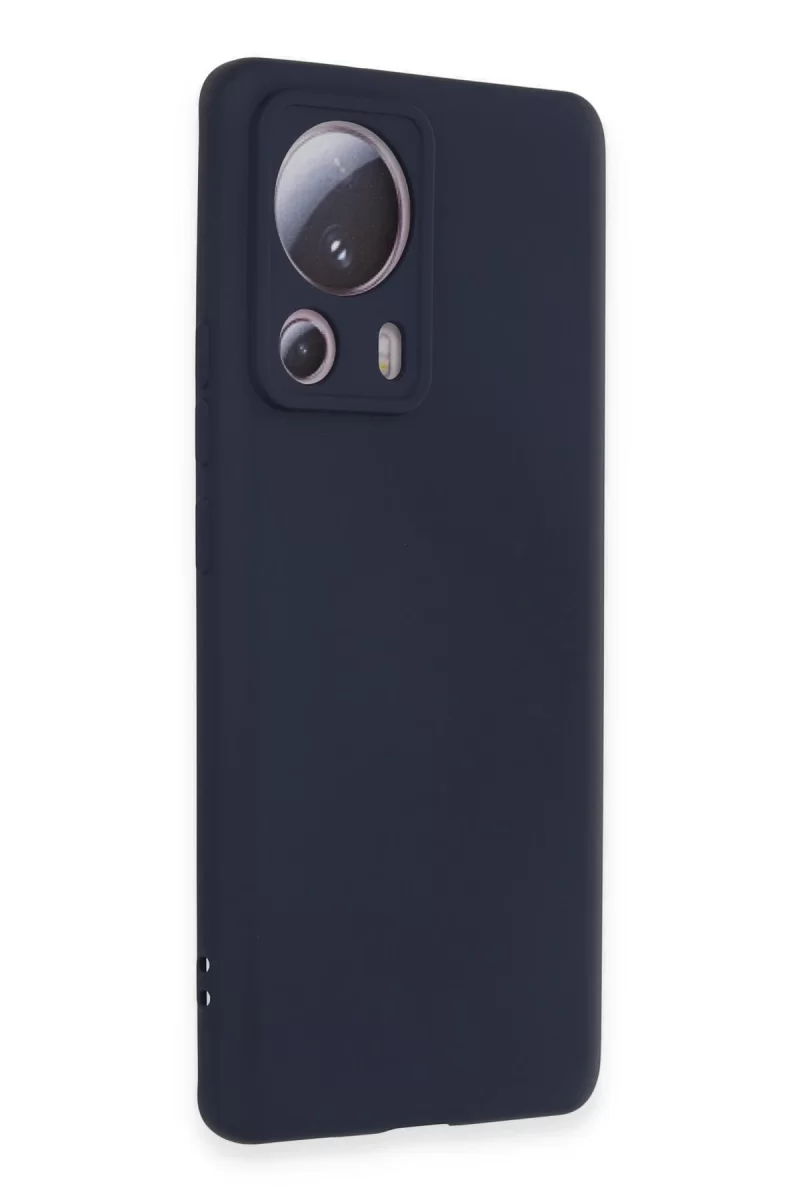 Newface Xiaomi Mi 13 Lite Kılıf Nano içi Kadife Silikon - Lacivert