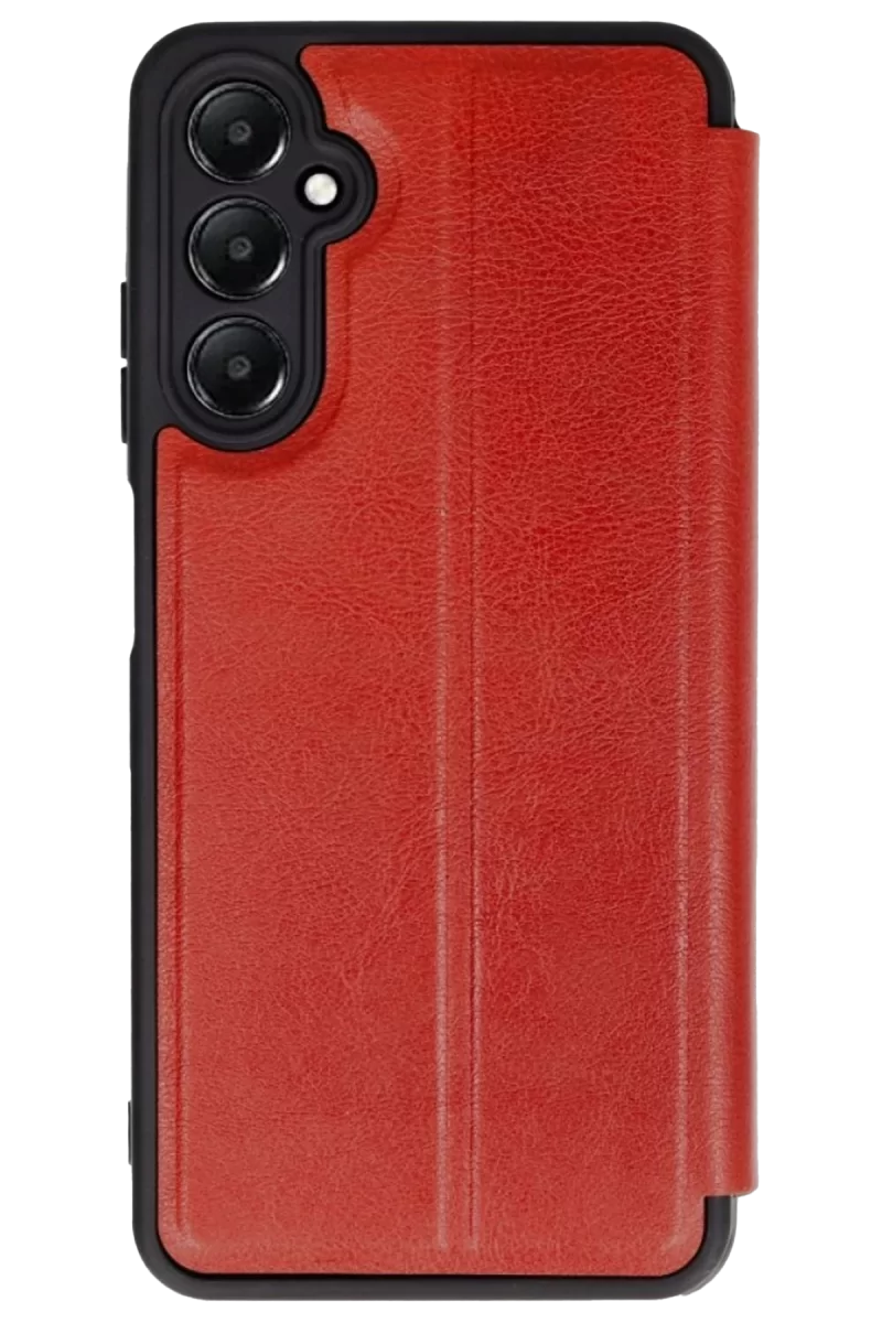 Newface Samsung Galaxy A56 Kılıf Flip Cover - Kırmızı