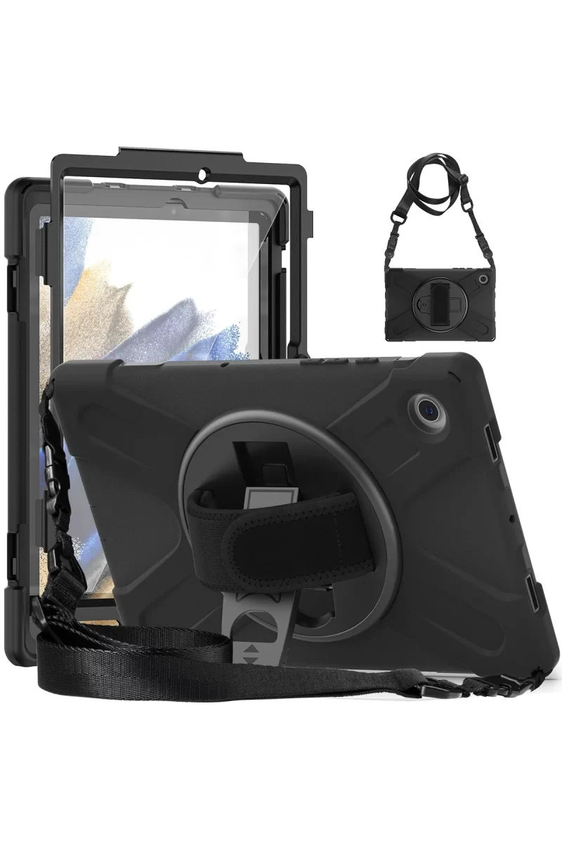 Newface Lenovo Tab M10 TB328FU Kılıf Amazing Tablet Kapak - Siyah