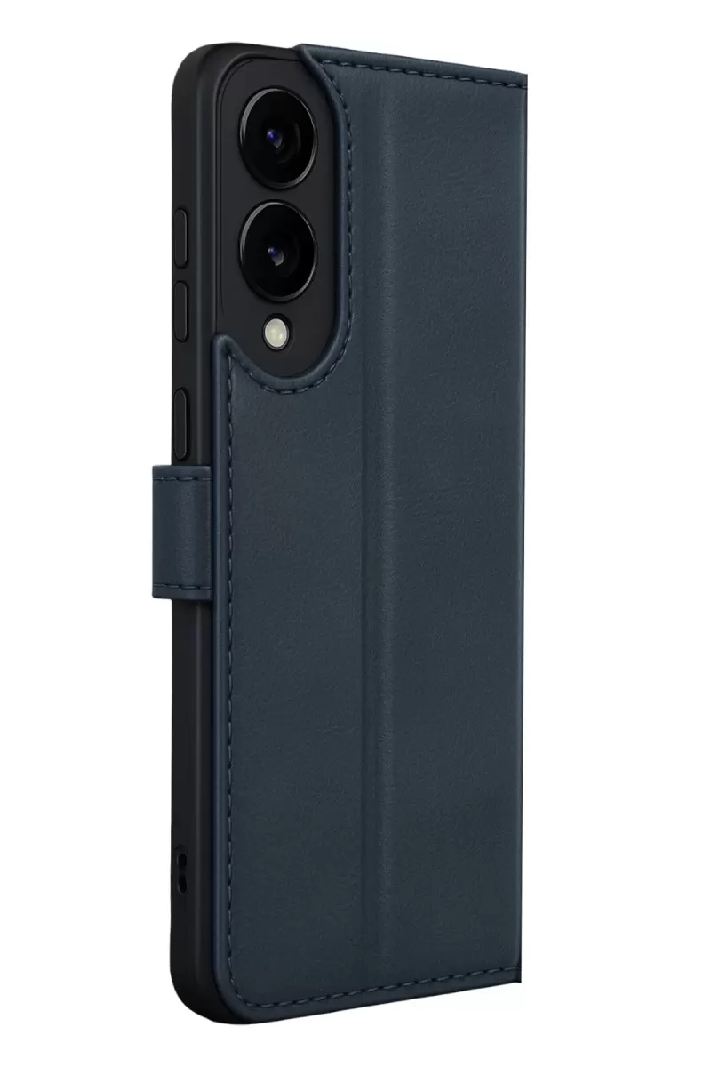 Newface Samsung Galaxy S25 Edge Trend S Plus Kapaklı Kılıf - Lacivert