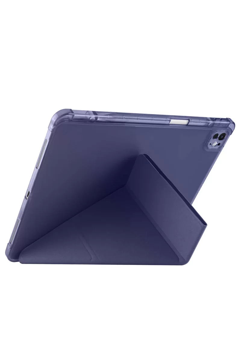 Newface Apple iPad Air 13 (2024) Kılıf Kalemlikli Mars Tablet Kılıfı - Siyah