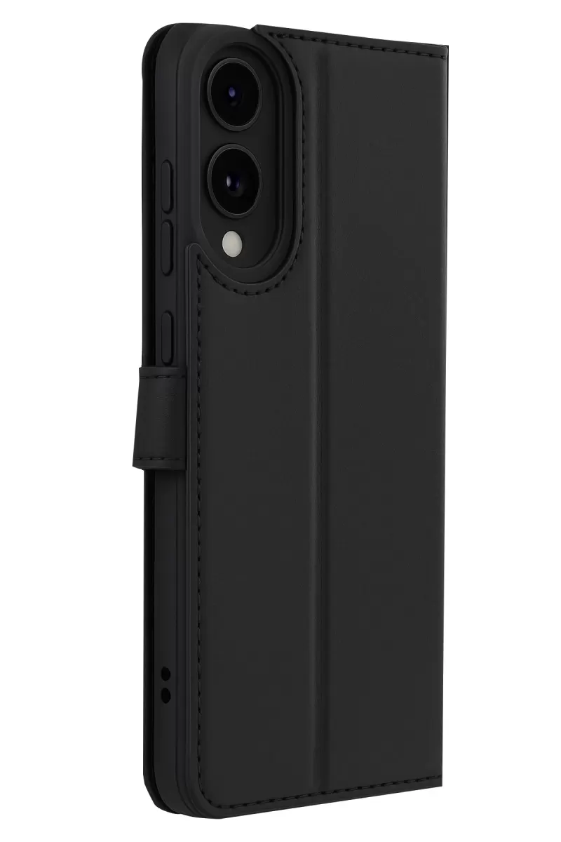 Newface Samsung Galaxy S25 Edge Trend S Plus Kapaklı Kılıf - Siyah
