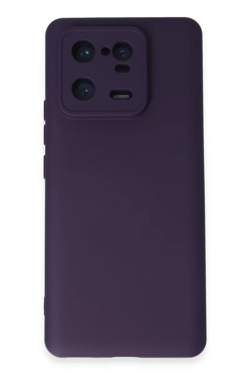 Newface Xiaomi Mi 13 Pro Kılıf Nano içi Kadife Silikon - Mor