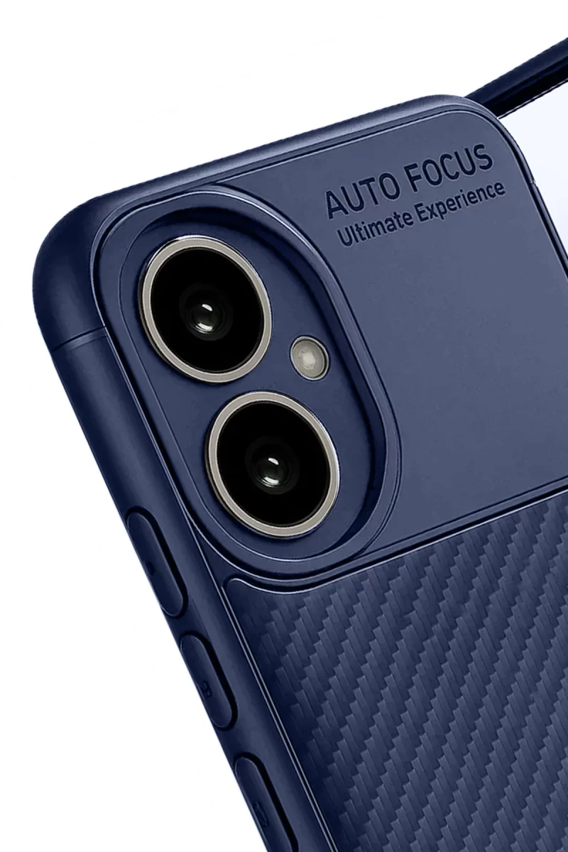 Newface Honor 400 Kılıf Auto Focus Karbon Kapak - Lacivert