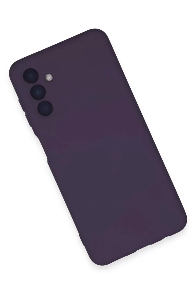 Newface Samsung Galaxy A24 4G Kılıf Nano içi Kadife Silikon - Mor