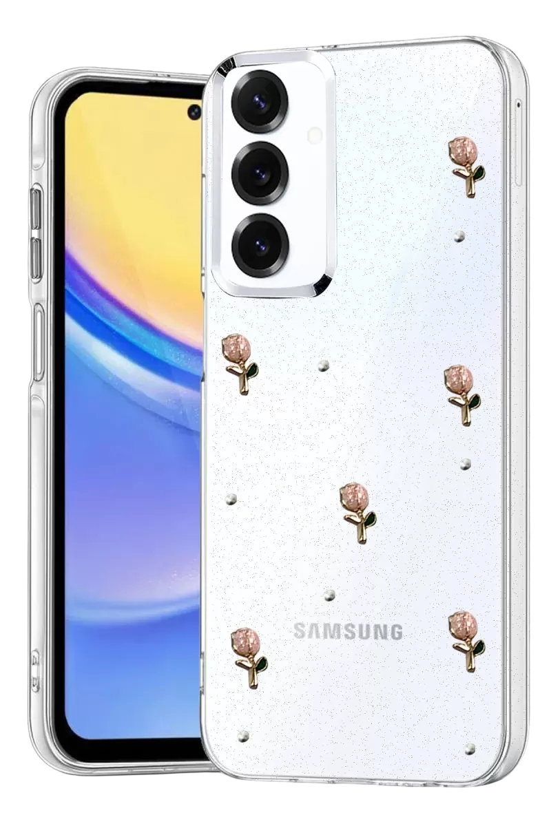 Newface Samsung Galaxy S23 FE Fiyonk Desenli Kapak - Desen 6