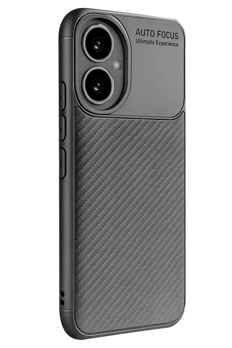 Newface Honor 400 Kılıf Auto Focus Karbon Kapak - Gri