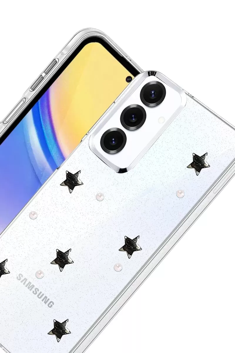 Newface Samsung Galaxy S23 FE Fiyonk Desenli Kapak - Desen 7