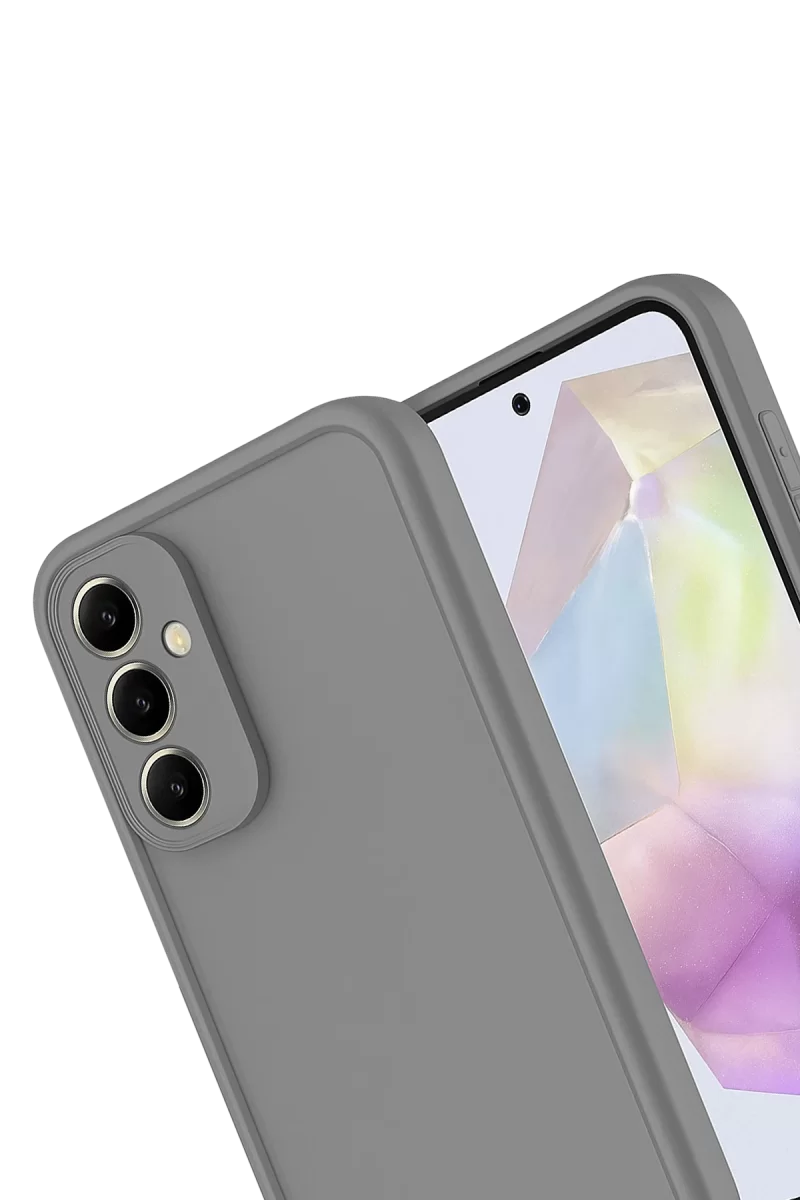 Newface Samsung Galaxy A56 Kılıf Viera Silikon - Gri