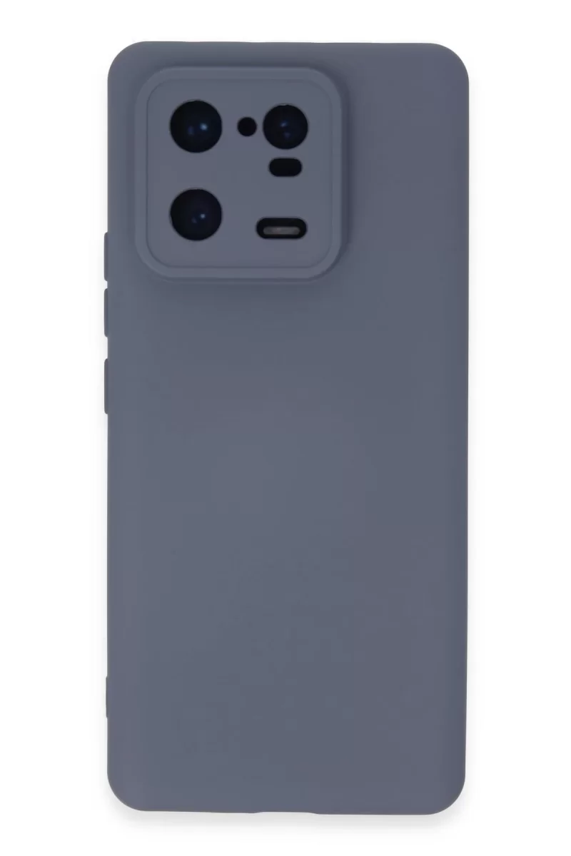 Newface Xiaomi Mi 13 Pro Kılıf Nano içi Kadife Silikon - Gri