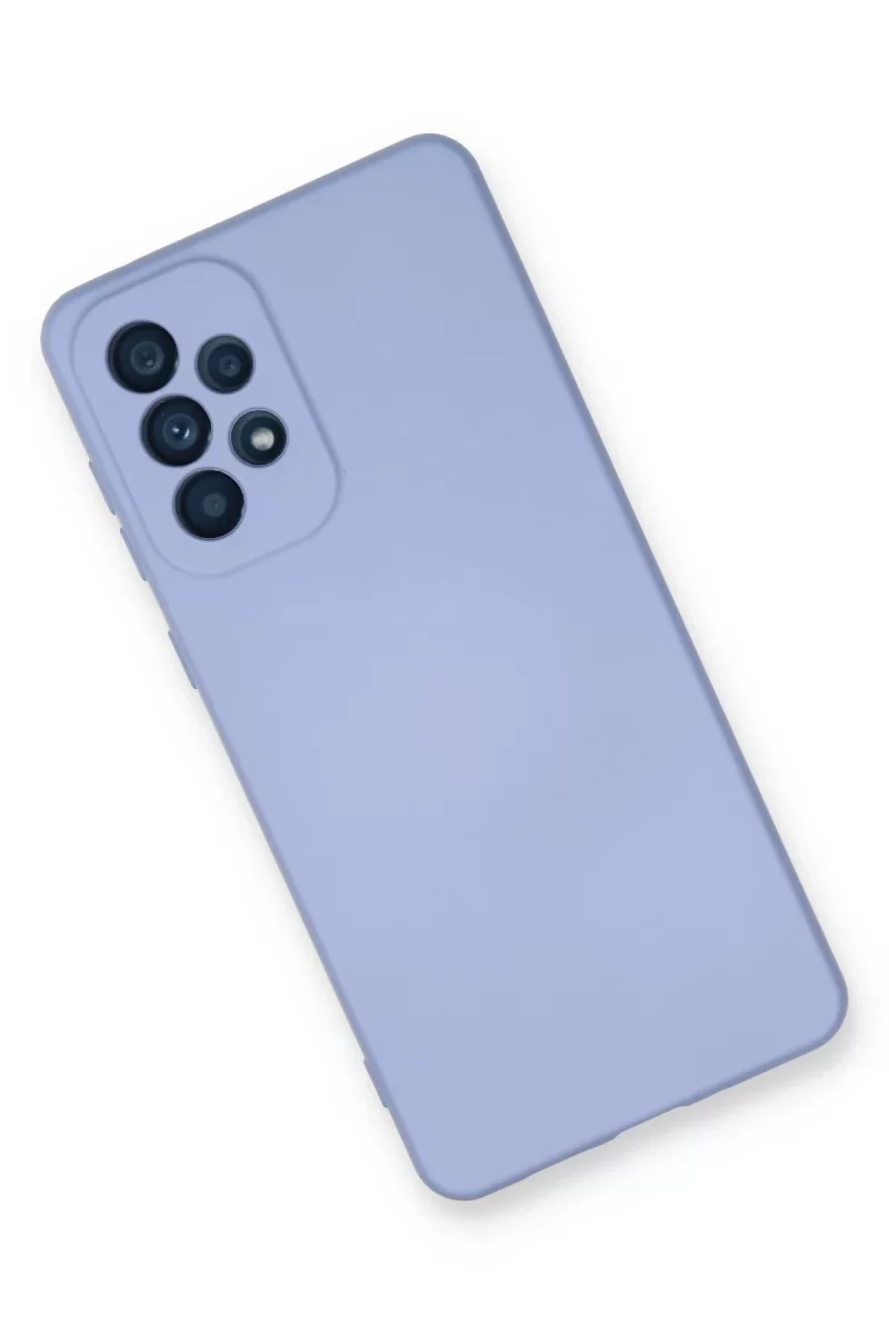 Newface Samsung Galaxy A53 5G Kılıf Nano içi Kadife Silikon - Lila