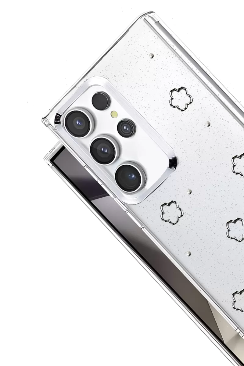 Newface Samsung Galaxy S24 Ultra Fiyonk Desenli Kapak - Desen 2