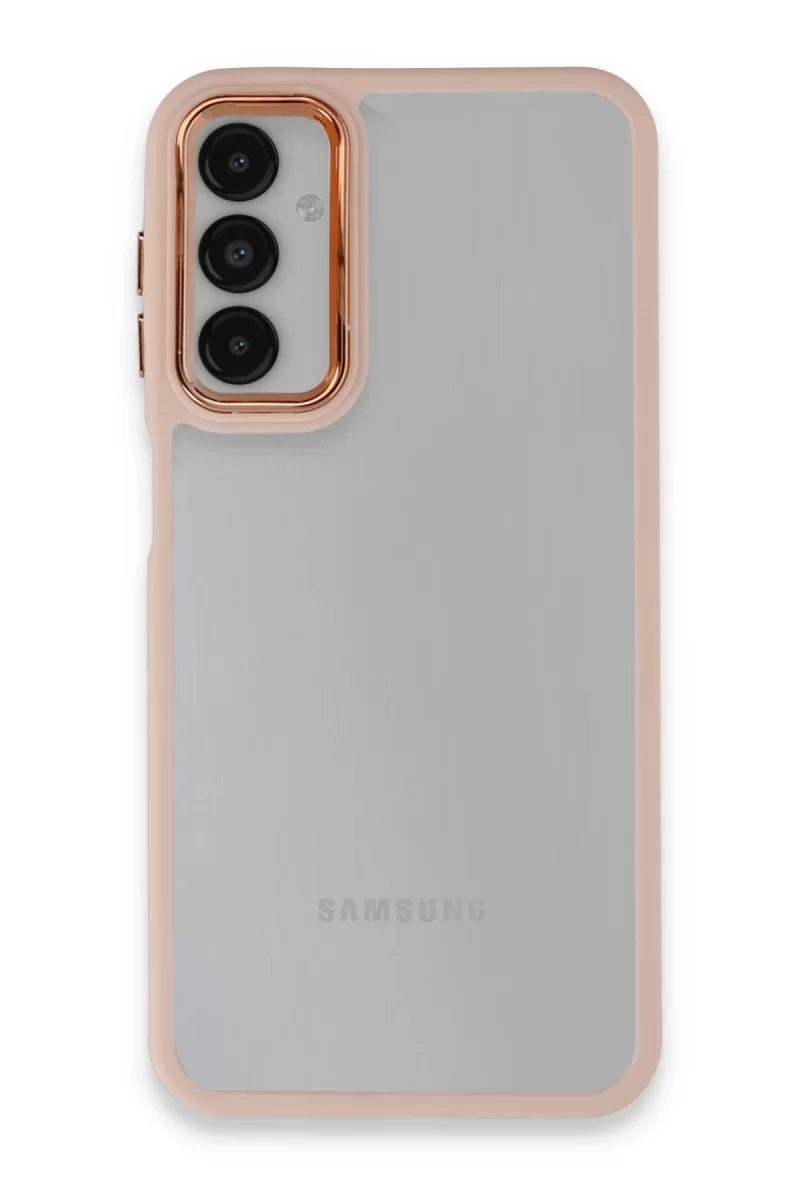 Newface Samsung Galaxy A24 4G Kılıf Dora Kapak - Pudra