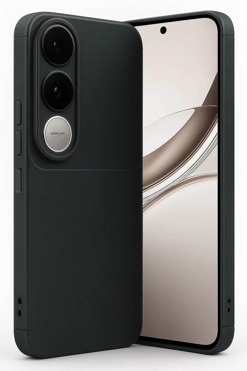 Newface Vivo V50 Lite 4G Auto Focus Karbon Kapak - Siyah