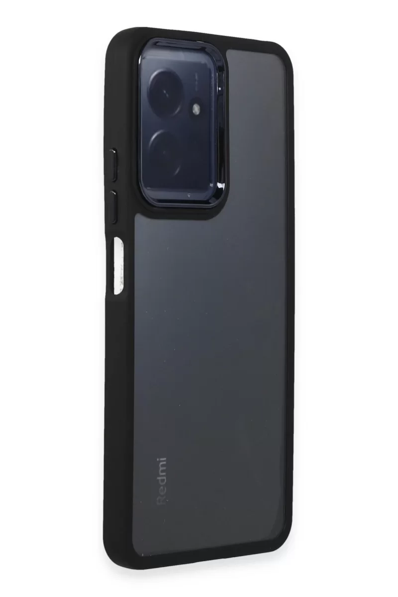 Newface Xiaomi Redmi Note 12 4G Kılıf Dora Kapak - Siyah