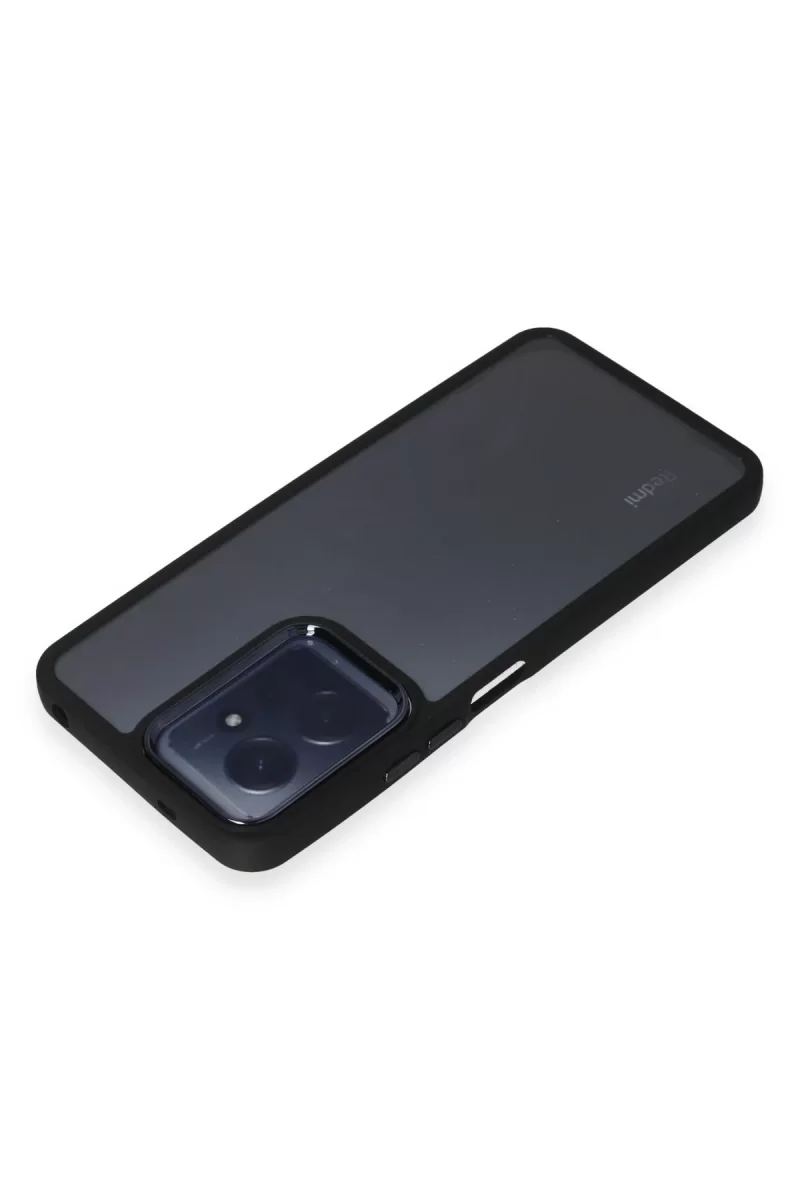 Newface Xiaomi Redmi Note 12 4G Kılıf Dora Kapak - Siyah