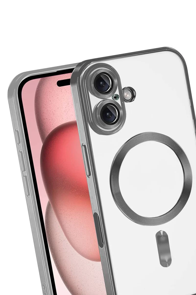 Newface Apple iPhone 17 Kross Magneticsafe Kapak - Titan Gri
