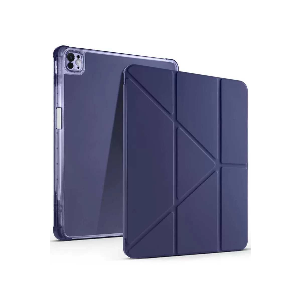 Newface Apple iPad Air 13 (2024) Kılıf Kalemlikli Mars Tablet Kılıfı - Lacivert