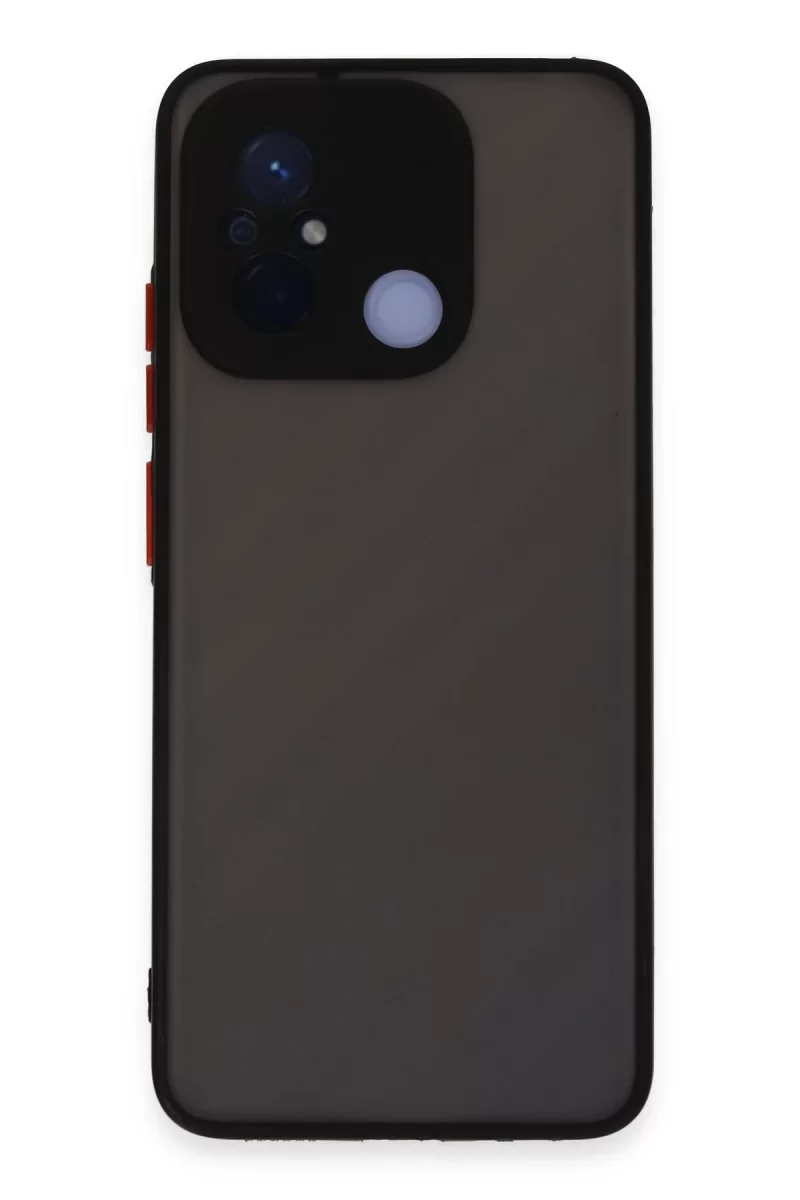 Newface Xiaomi Redmi 12C Kılıf Montreal Silikon Kapak - Siyah