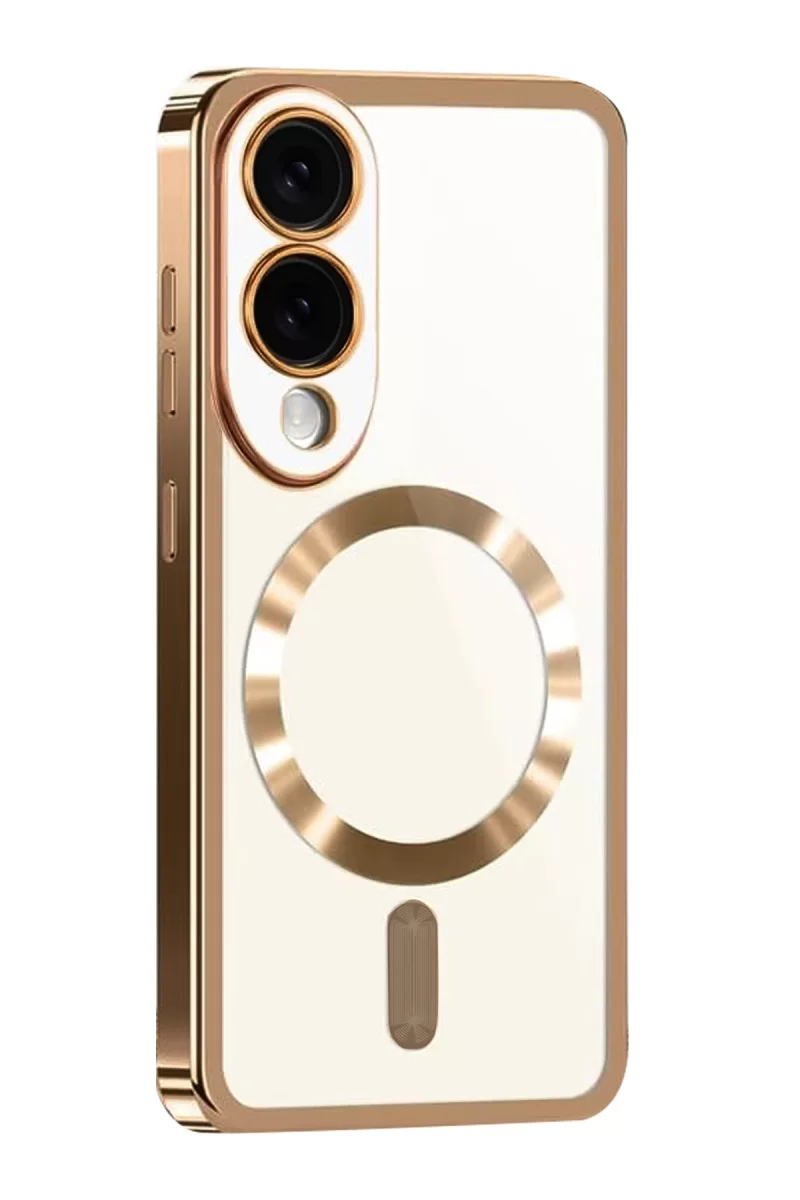 Newface Samsung Galaxy S25 Edge Kross Magneticsafe Kapak - Çöl Titanyum