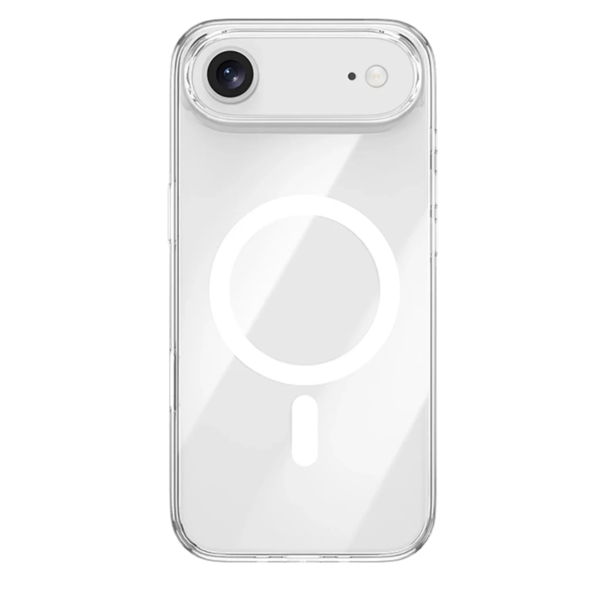 Newface Apple iPhone 17 Air Kılıf Pc Real Magsafe Kapak - Şeffaf
