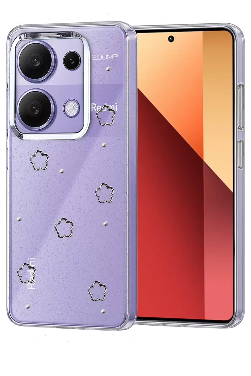 Newface Xiaomi Redmi Note 13 Pro 4G Fiyonk Desenli Kapak - Desen 8
