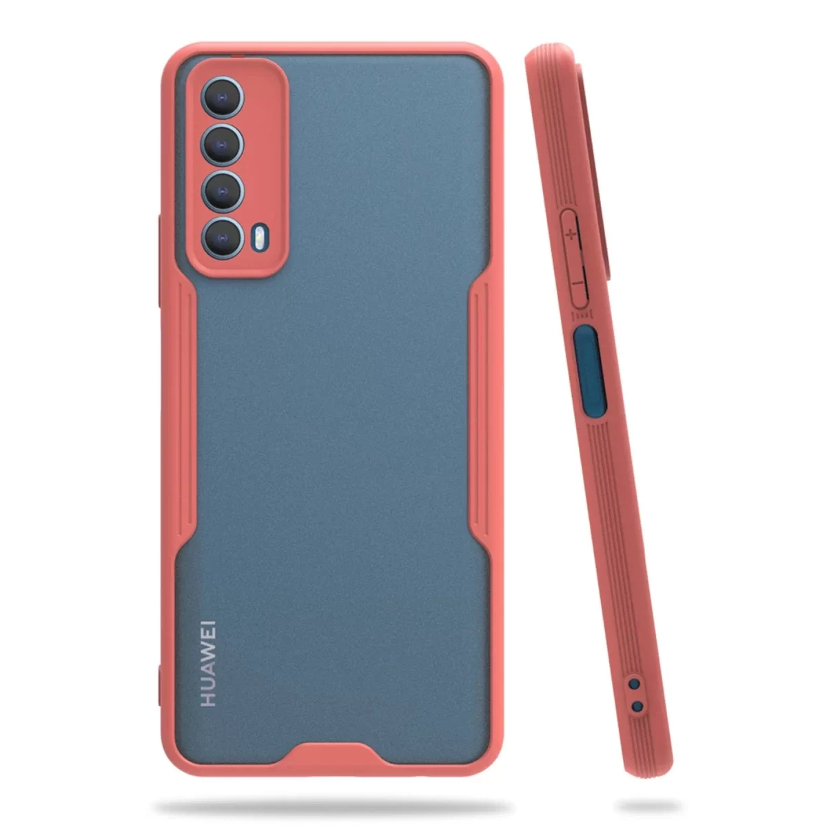 Newface Huawei P Smart 2021 Kılıf Platin Silikon - Pembe