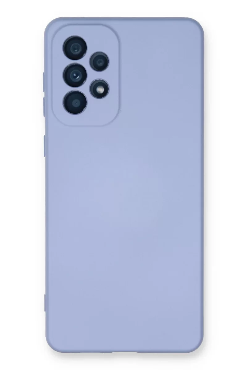 Newface Samsung Galaxy A73 5G Kılıf Nano içi Kadife Silikon - Lila