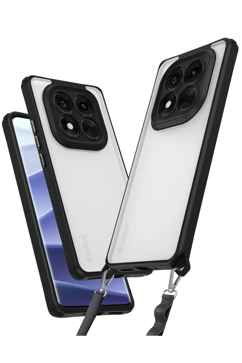 Newface Xiaomi Redmi Note 14 Pro 4G Kılıf Penta Silikon Kılıf - Siyah