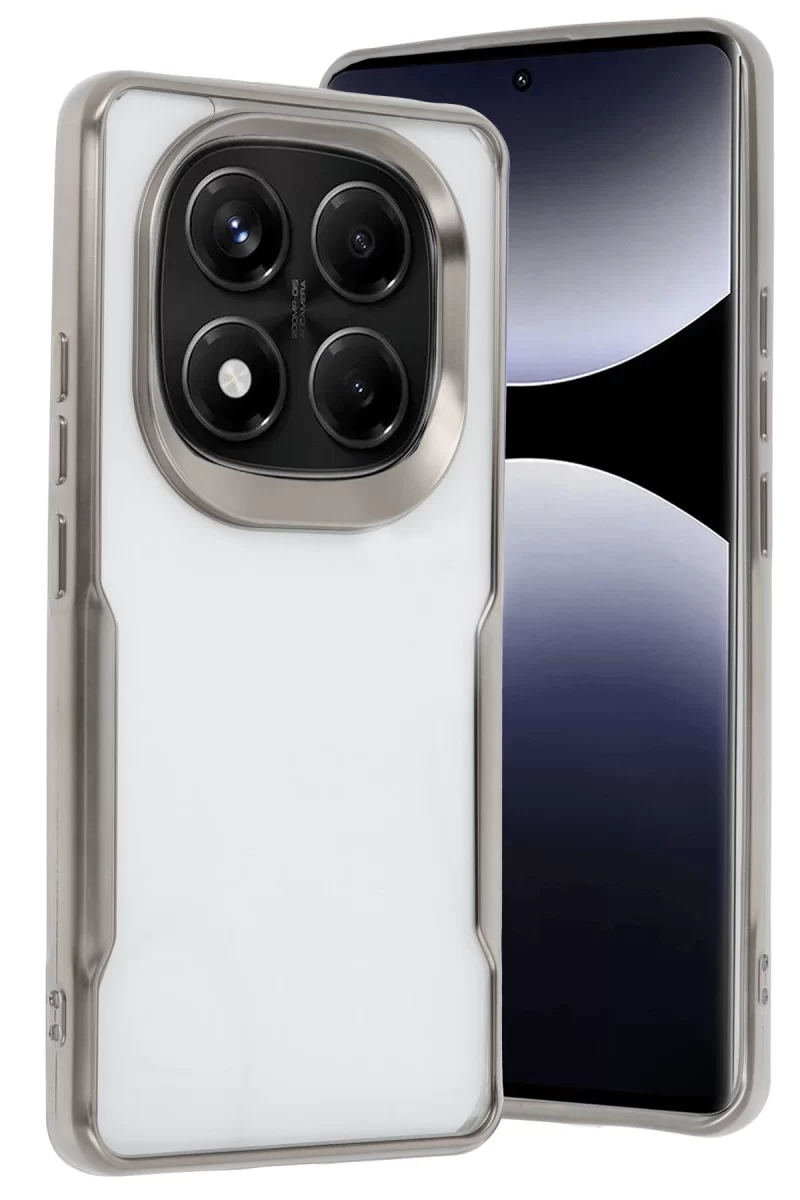 Newface Xiaomi Redmi Note 14 Pro 4G Kılıf Boyi Silikon Kapak - Titan Gri