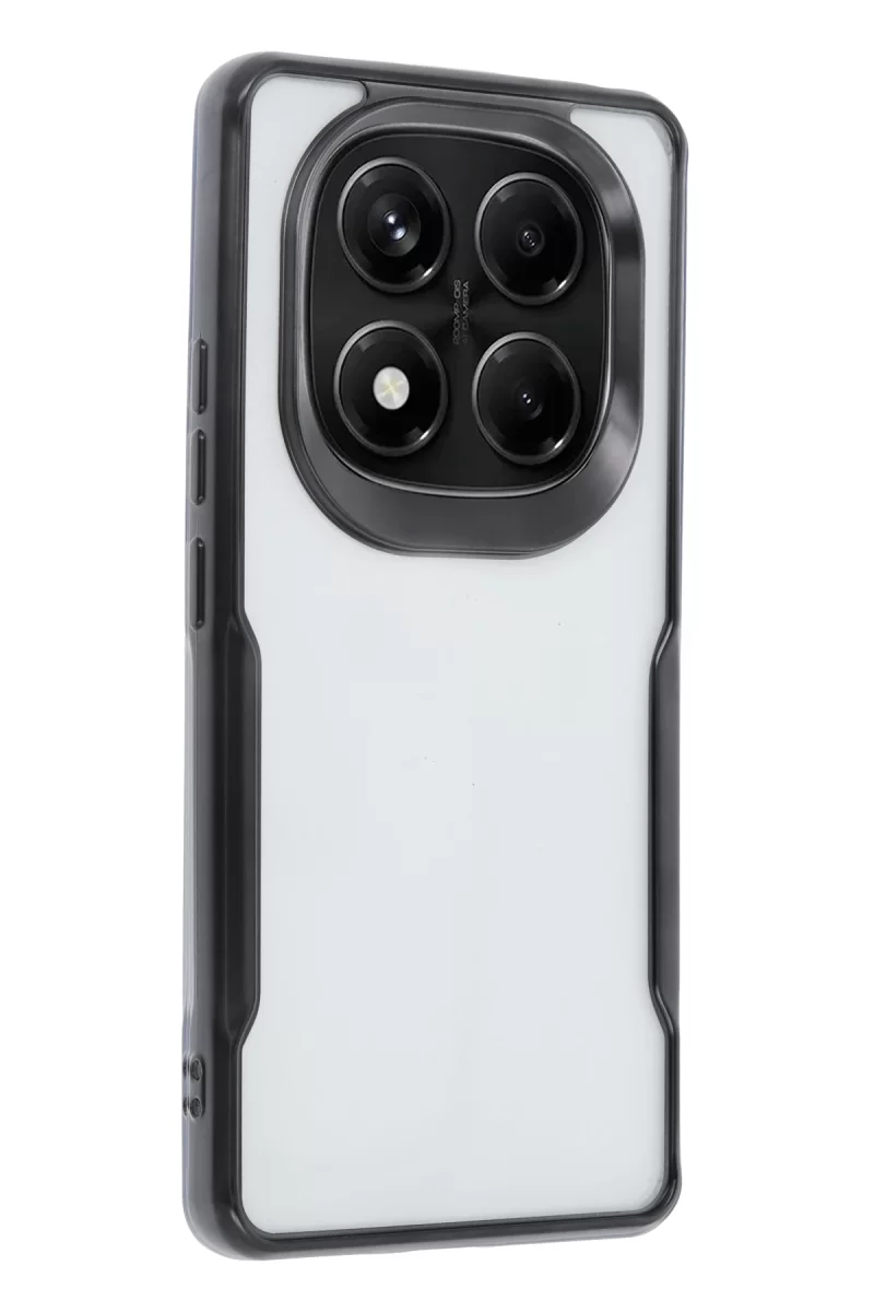 Newface Xiaomi Redmi Note 14 Pro 5G Kılıf Boyi Silikon Kapak - Siyah