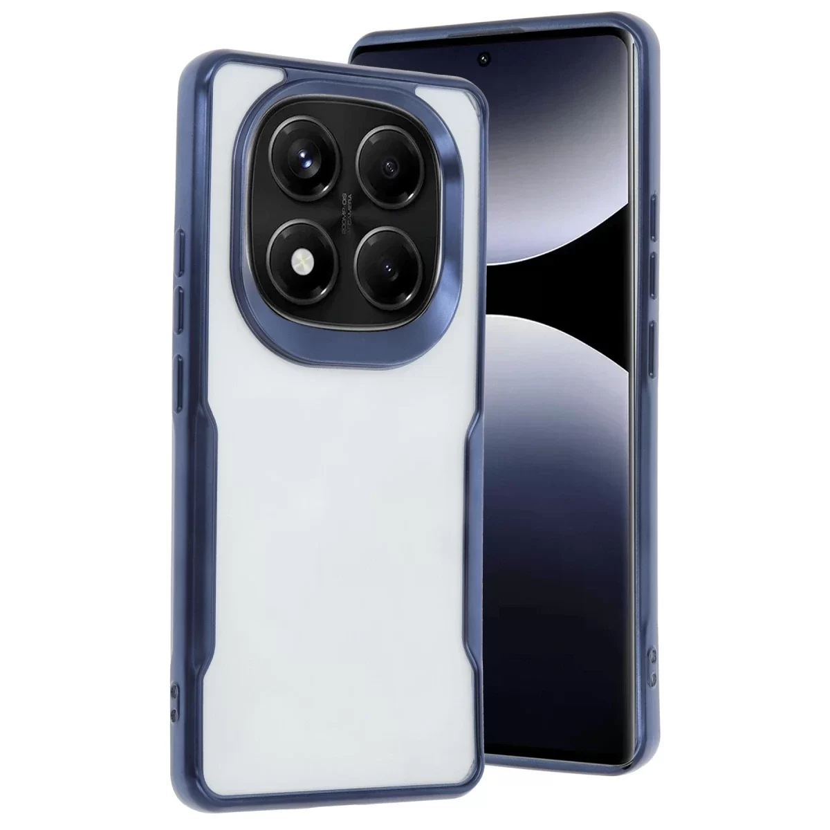 Newface Xiaomi Redmi Note 14 Pro 5G Kılıf Boyi Silikon Kapak - Lacivert