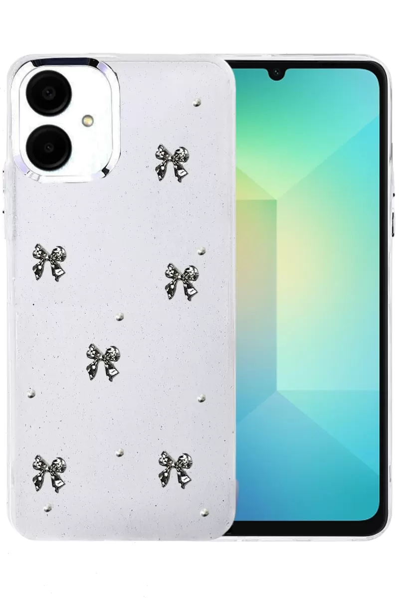Newface Samsung Galaxy A06 Fiyonk Desenli Kapak - Desen 5