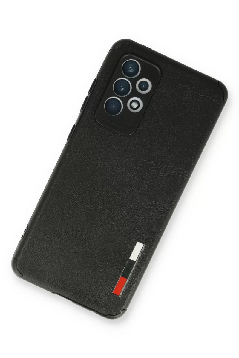 Newface Samsung Galaxy A73 5G Kılıf Loop Deri Silikon - Siyah